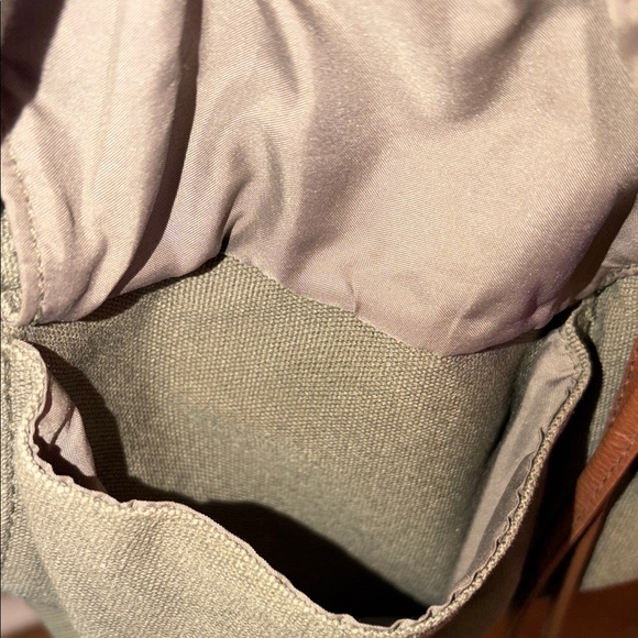 Canvas Backpack with Brown Accents - Picture 11 of 16